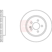 Apec 2 x Vented Front Brake Discs DSK973