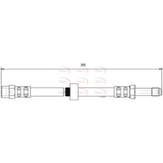 Apec Brake Hydraulic Hose Line Front HOS3878