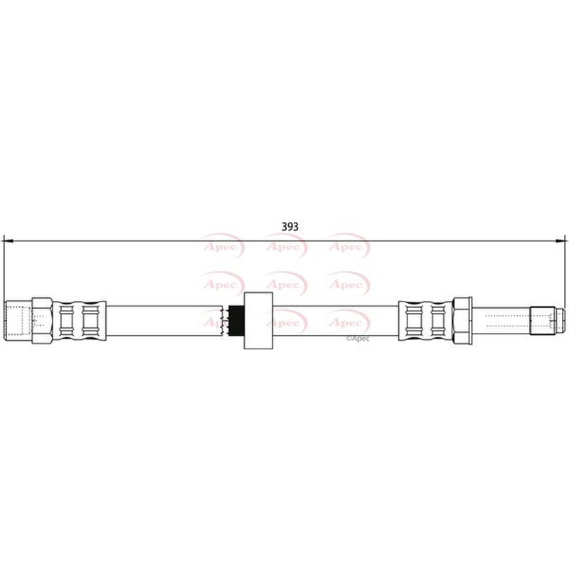 Apec Brake Hydraulic Hose Line Front HOS3878