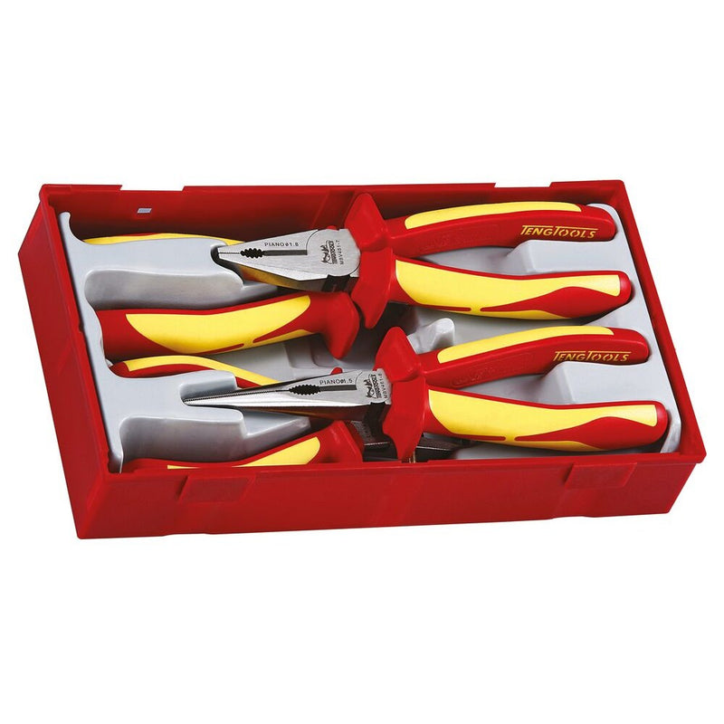 Teng Tools Insulated Plier Set TT1 4 Pieces