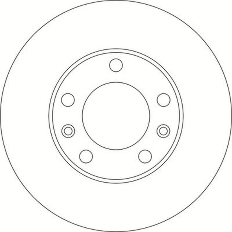 Abtex 2 x Solid Rear Brake Discs BD1864S