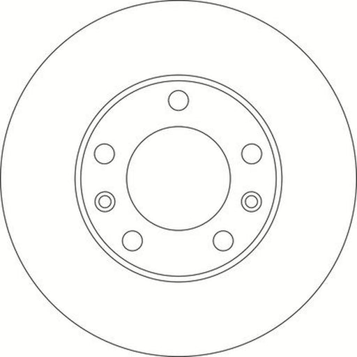 Abtex 2 x Solid Rear Brake Discs BD1864S
