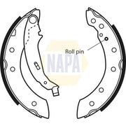NAPA Brake Shoe Set Axle Kit NBS1021