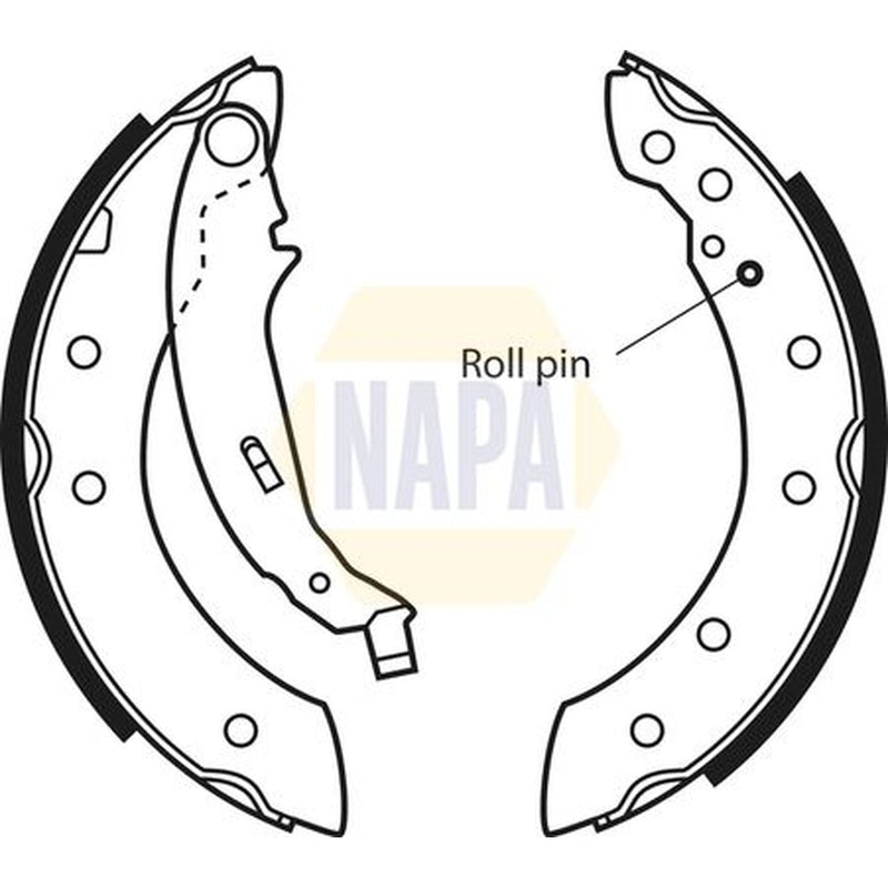NAPA Brake Shoe Set Axle Kit NBS1021