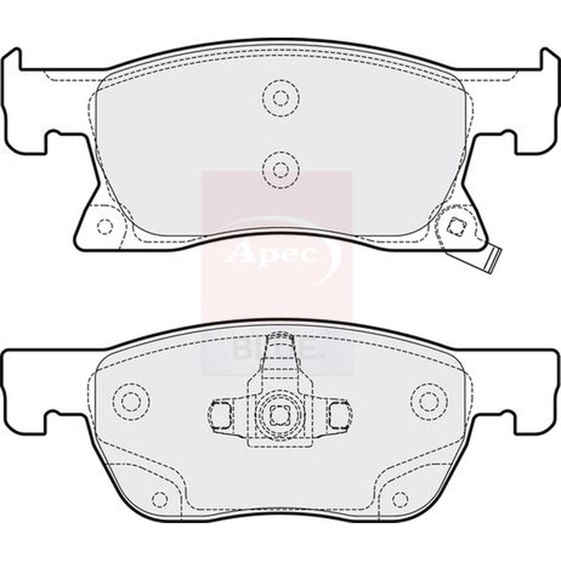 Apec Front Brake Pad Set PD3781