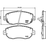 DON Front Brake Pad Set PCP2188