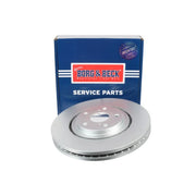 Borg & Beck 2 x Vented Front Brake Discs BBD6000S