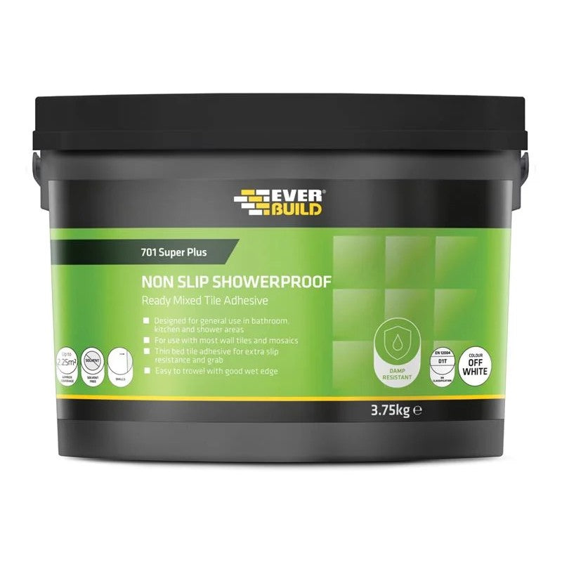 Everbuild Sika 701 Non Slip Tile Adhesive 2.5L/3.75kg - 487066