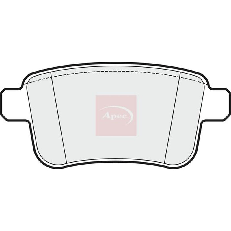 Apec Rear Brake Pad Set PAD1657