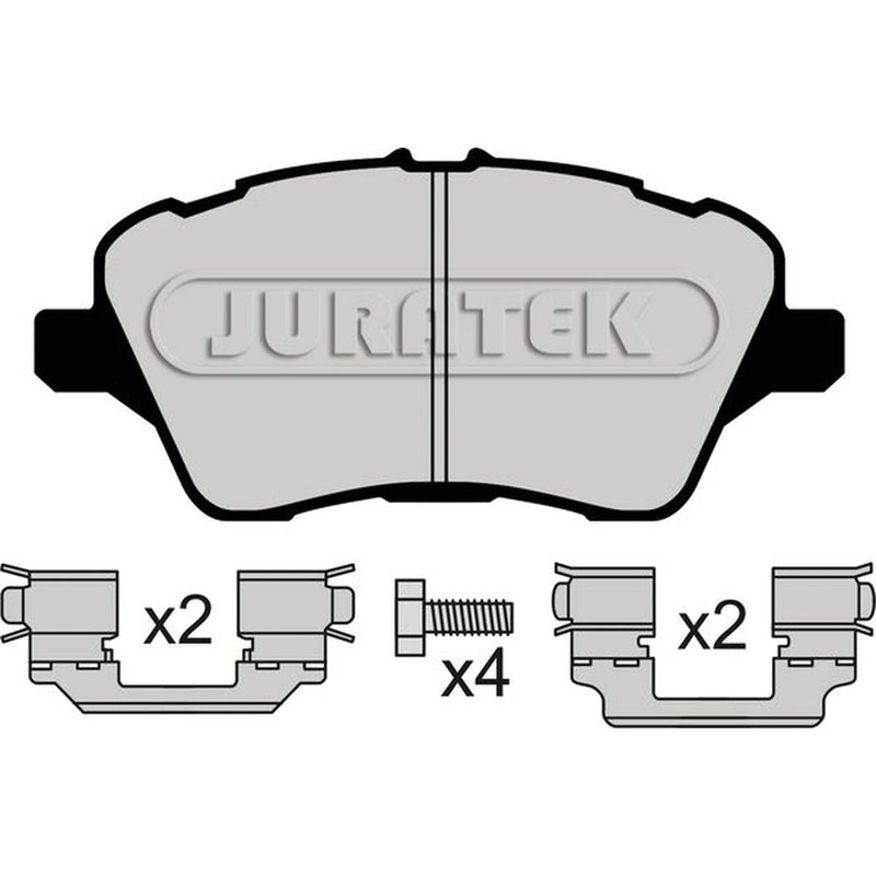 Juratek Front Brake Pad Set JCP4612