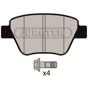 Juratek Rear Brake Pad Set JCP4316