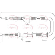 Apec Handbrake Cable Right Rear CAB1415