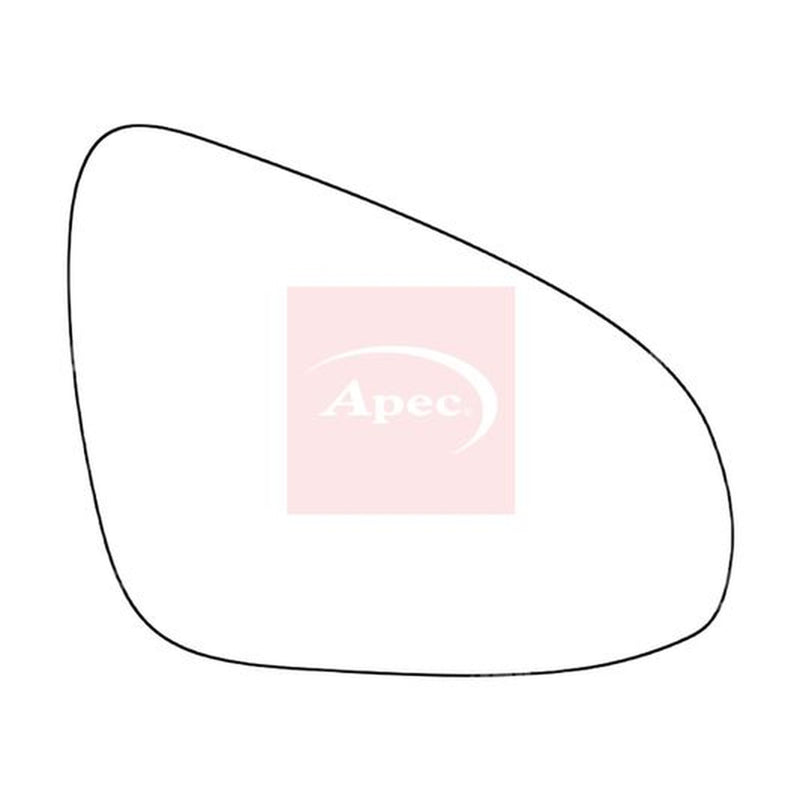 Apec Exterior Wing Mirror Glass Right AMS2296