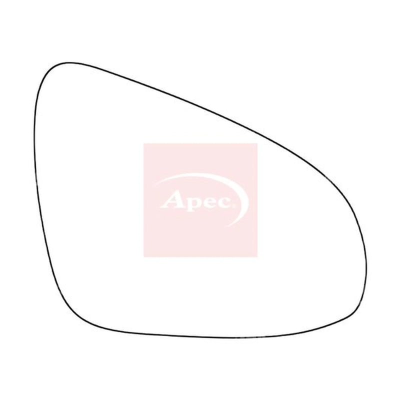 Apec Exterior Wing Mirror Glass Right AMS2296