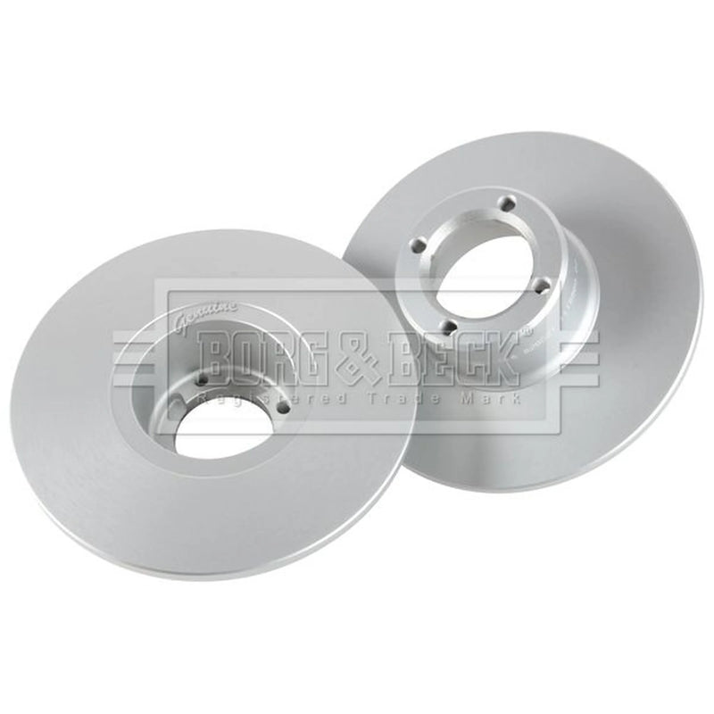 Borg & Beck 2 x Solid Front Brake Discs BBD4264