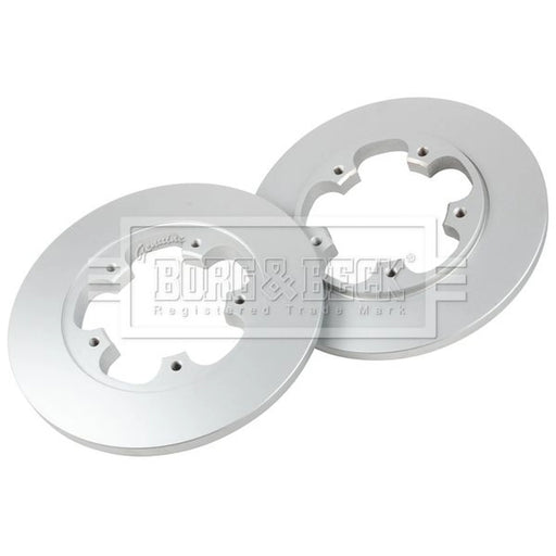 Borg & Beck 2 x Solid Rear Brake Discs BBD5364