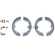 Textar 4 x Parking Brake Shoe Set 91084000