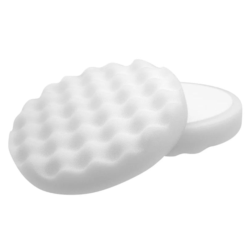 Flexipads World Class White Waffle Very Firm Cutting Pad 150mm - 44726