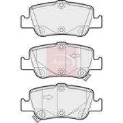 Apec Rear Brake Pad Set PAD1674