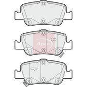 Apec Rear Brake Pad Set PAD1674