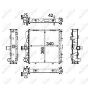 NRF Engine Radiator Right 58486