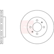 Apec 2 x Vented Front Brake Discs DSK2642