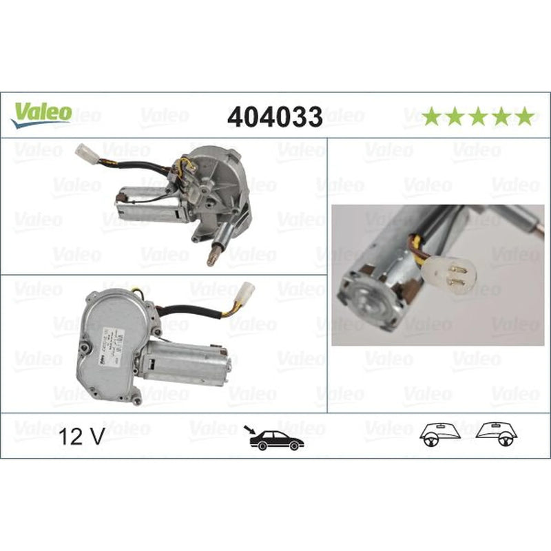 Valeo Front/Rear Wiper Motor Rear 404033