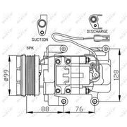 NRF Air Conditioning Compressor 32234