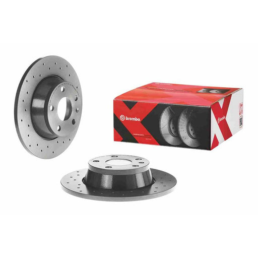 Brembo Xtra 2 x Perforated Rear Brake Discs 08.9769.1X