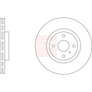 Apec 2 x Vented Front Brake Discs DSK3430