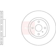 Apec 2 x Vented Front Brake Discs DSK3430