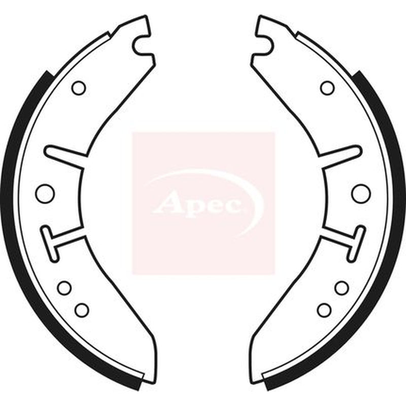 Apec Brake Shoe Set Axle Kit SHU132