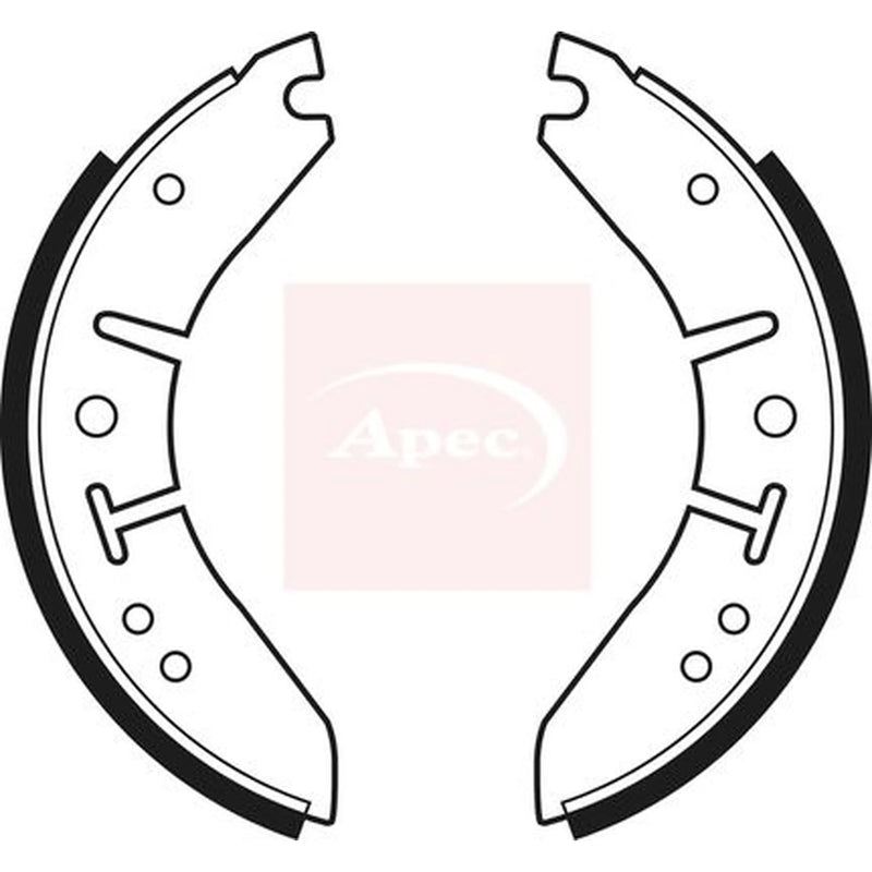 Apec Brake Shoe Set Axle Kit SHU132