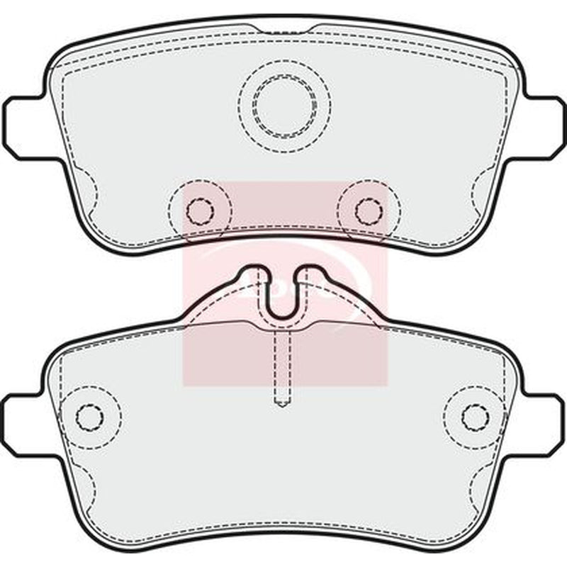 Apec Rear Brake Pad Set PAD1894
