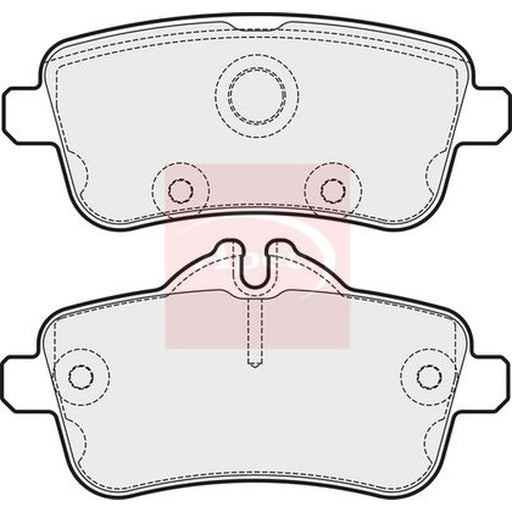 Apec Rear Brake Pad Set PAD1894