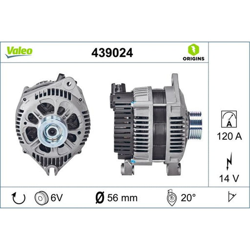Valeo Car Alternator 12V 439024