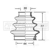 First Line Drive Shaft Bellow Kit Rear Left FCB2349