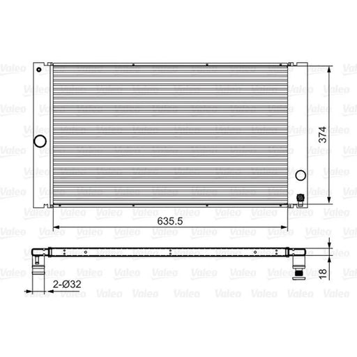 Valeo Engine Radiator 701548