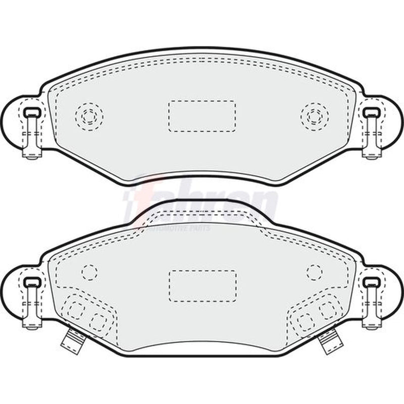 Fahren Front Brake Pad Set FBP3801