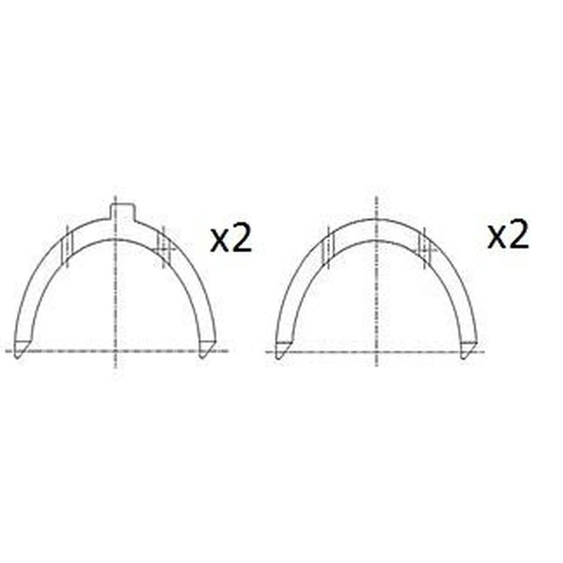 FAI Thrust Washer Set 84.2mm BT3003-STD