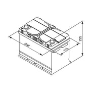 Bosch Batteries Battery 12V 95Ah 830A 0 092 S40 290