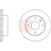 Apec 2 x Vented Front Brake Discs DSK145