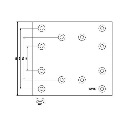 DON Don Cv Brake Lining Set RW2830311S7141