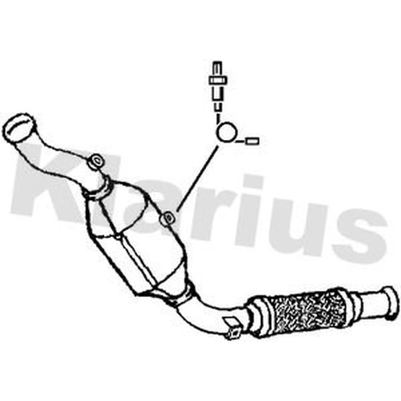 Klarius Catalyst Type Approved With Pipe Front 322594