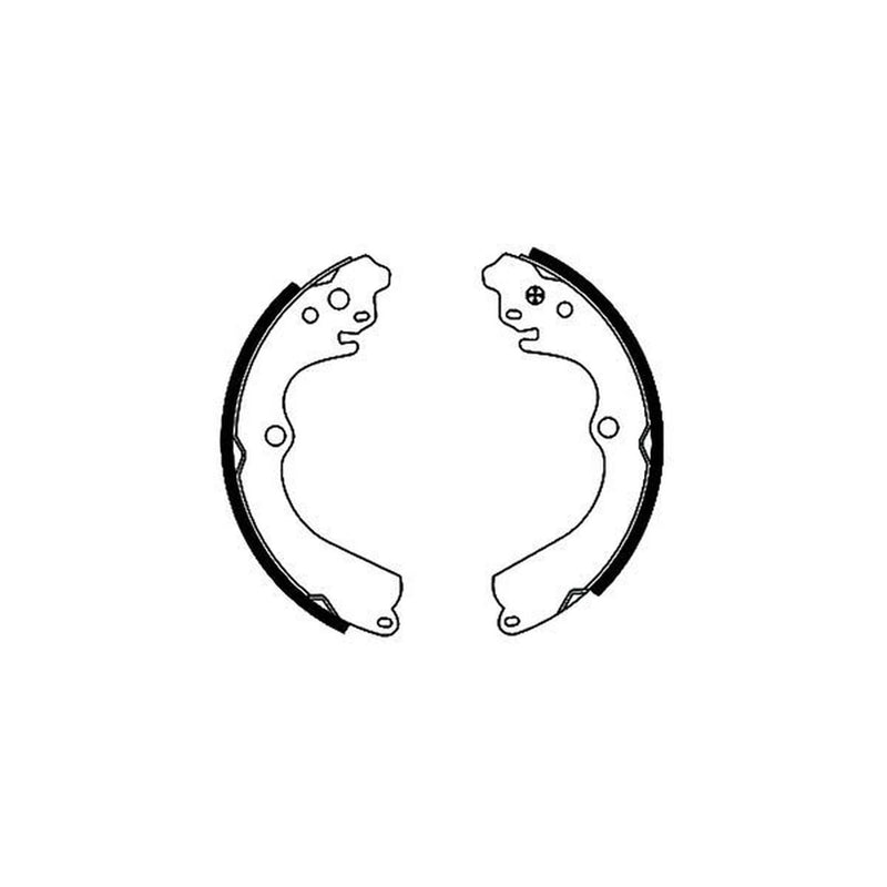 Mintex Brake Shoe Set Axle Kit MFR372