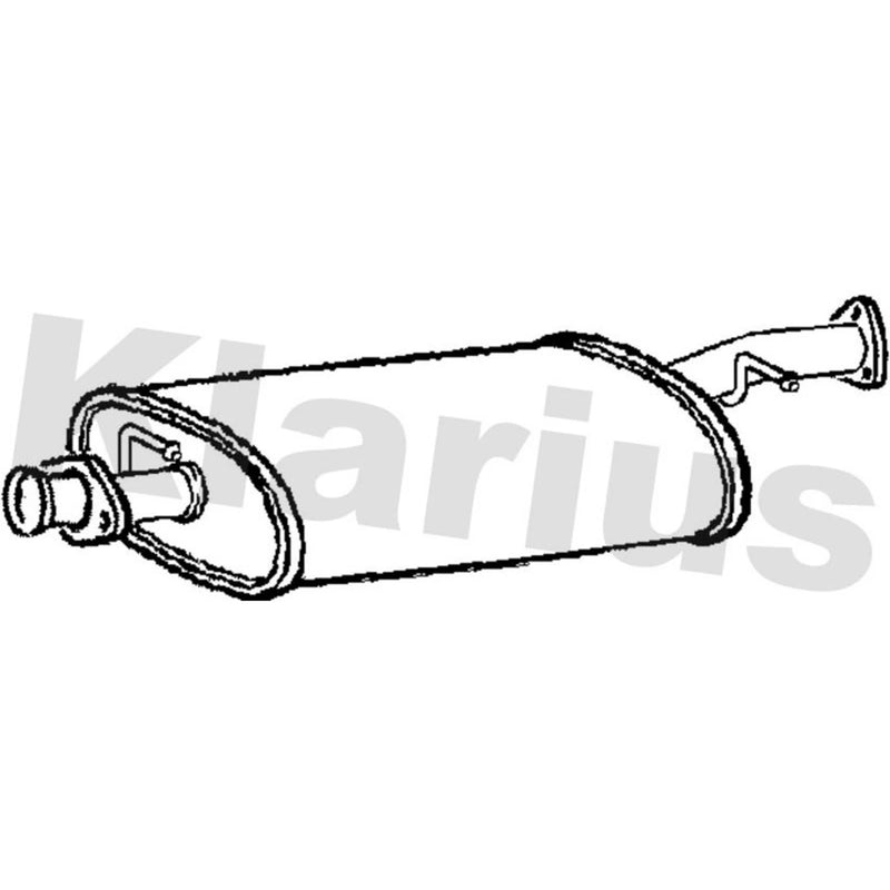 Klarius Box With Centre Pipe Centre LR177L