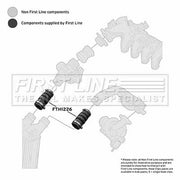 First Line Intercooler Turbo Charge Air Hose FTH1226