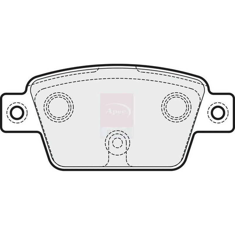 Apec Rear Brake Pad Set PD3557