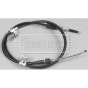 Borg & Beck Handbrake Cable Left Rear BKB2541