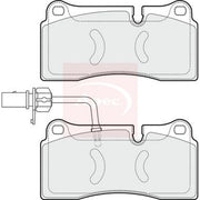 Apec Rear Brake Pad Set PAD1613